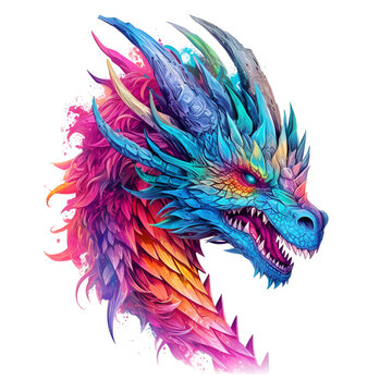 A colorful dragon 