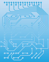 Electric scheme for design use. Vector illustration.