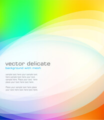 Colorful Business Brochure Background with Rainbow Colours and delicate gradients