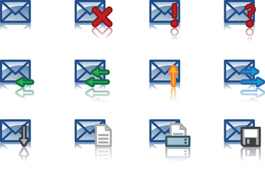 collection of email icons
