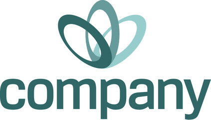 Abstract vector logo design for legal company.