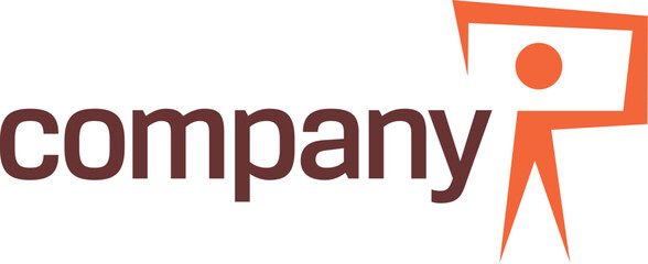 Old photo camera on tripod for photography company.