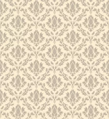 Foto op Plexiglas Damask seamless vector pattern.  For easy making seamless pattern just drag all group into swatches bar, and use it for filling any contours. © Designpics
