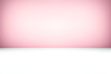Abstract Pink studio background for product presentation empty room with shadows. 3D-room with copy space