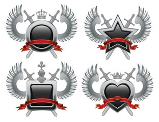 Fototapeta premium Coat of arms. Vector illustration.