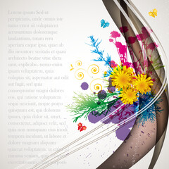 abstract flora background 1