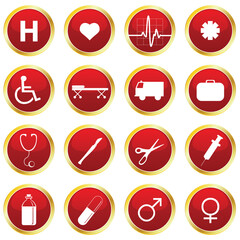 vector collection of medical icons