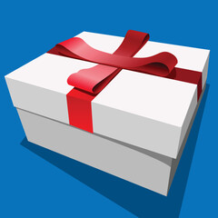 vector illustration of a gift box