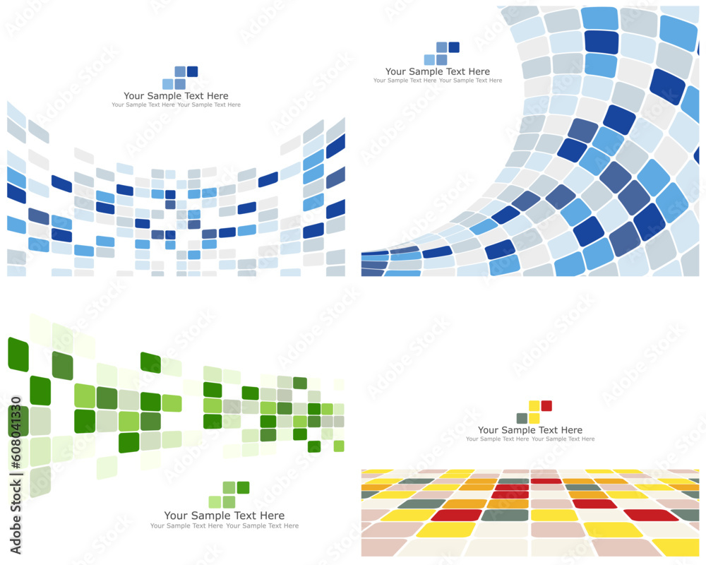 Poster abstract 3d checked business background for use in web design