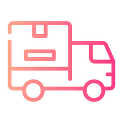 delivery service gradient icon
