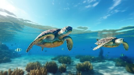 Obraz premium fish in the sea