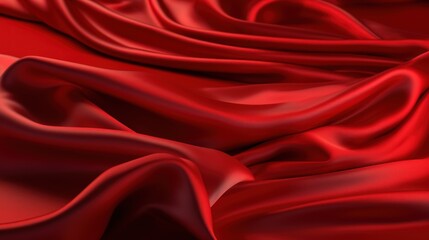 Obraz premium red satin background