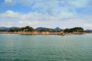 佐世保市の九十九島風景