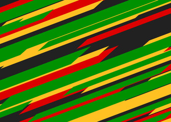 Minimalist background with abstract colorful diagonal stripes pattern