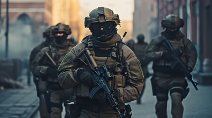 Urban security reinforcement teams: troops provide additional support to strengthen urban defense capabilities.