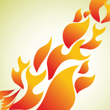 illustration of fire background