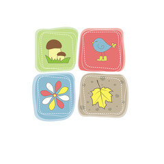 Greeting card for your life events for you. Vector illustration