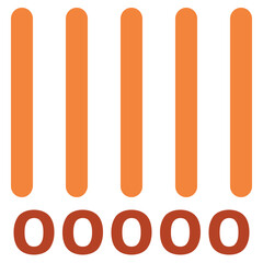 Product code, icon design of barcode 