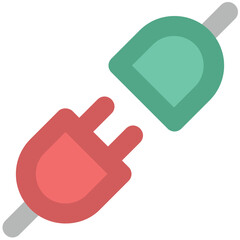 An editable icon of power plug