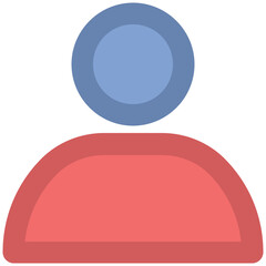An editable icon vector of user 