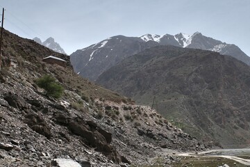 The Fann Mountains  in western region of Tajikistan - 608052968