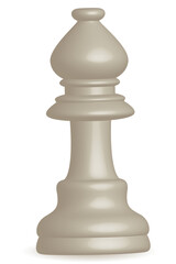 illustration of chess game on white background