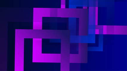 Gradient blue purple geometric shapes background