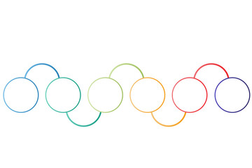 Infographic template for business. Modern Timeline diagram with journey concept, presentation vector infographic with PNG transparent background.