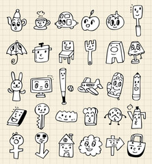 hand draw cute cartoon