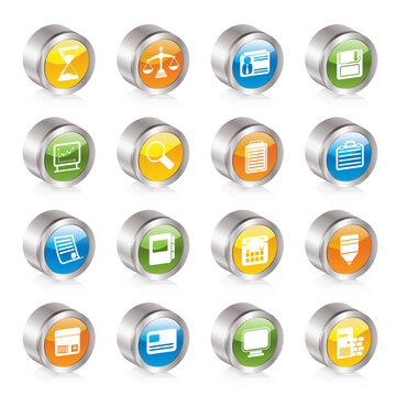 Business and office  Icons  vector icon set