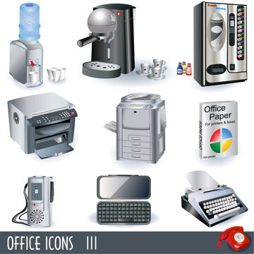 A collection of variety office icons - part 2.