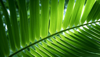 foliage background, green and fresh pattern, generative ai