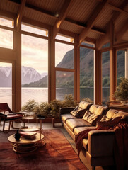 Fototapeta premium Wood house