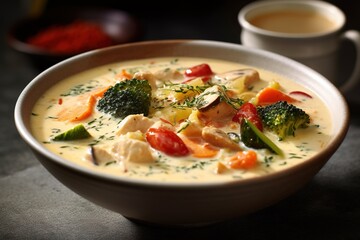 Creamy Soup Chicken Mixed Vegetable
