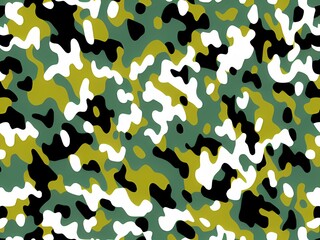 Naklejka premium camouflage military pattern background, illustration