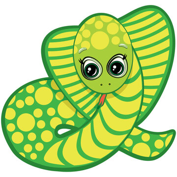 Little snake - one of the symbols of the Chinese horoscope