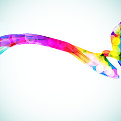 Obraz premium Colorful surface. Vector abstract background