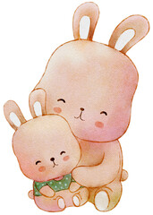 Rabbit Mom&baby