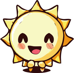 Sunny png graphic clipart design