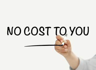No cost to you