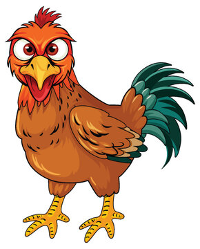 A Chicken Cartoon Character