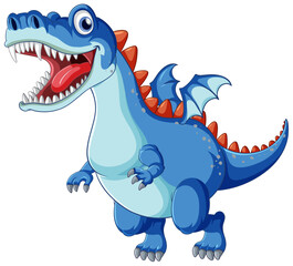 Fairy tail dinosaur cartoon character