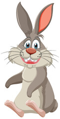 Funny Rabbit Cartoon Character
