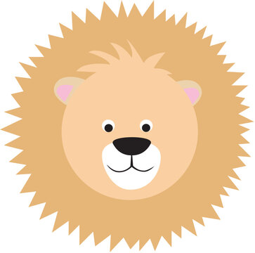 cute animal colour vector illustration on white background