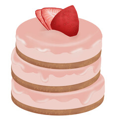 strawberry cake