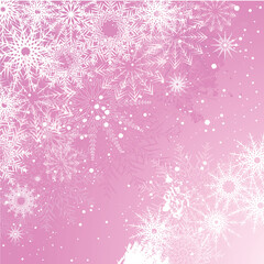 Grunge style background with snowflake designs