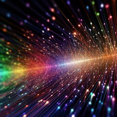 Naklejka premium fiber optic background