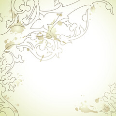 floral background, this illustration may be useful as designer work