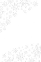 Digital png illustration of white star desing on transparent background