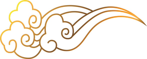 Digital png illustration of orange and yellow pattern on transparent background